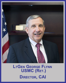 LtGen George Flynn, USMC (Ret.)</p>CAI Director</p>Member, Board of Regents
